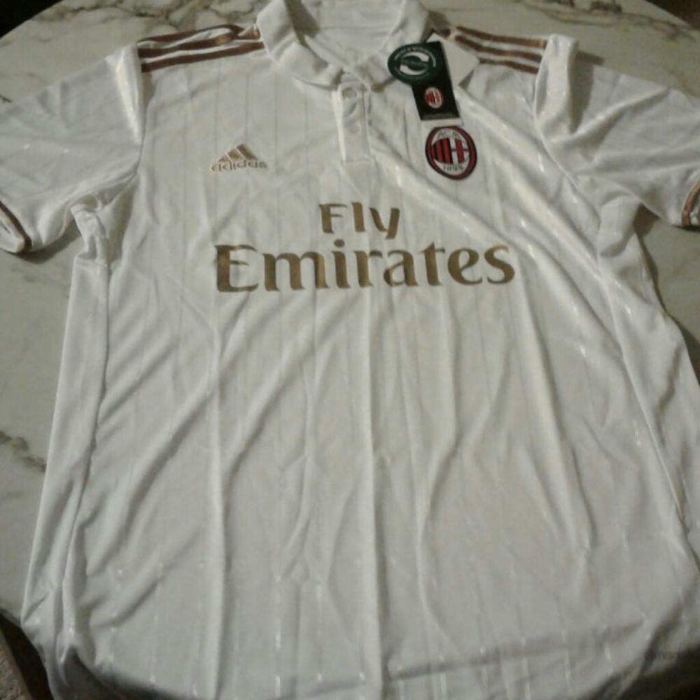 Adidas white and gold FLY EMIRATES